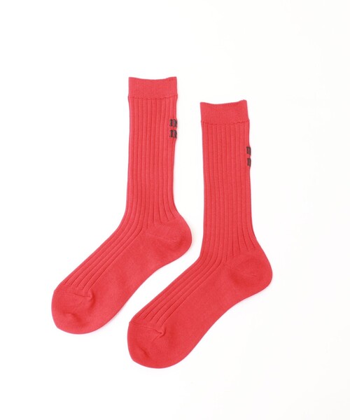 NOLLEY’S（ノーリーズ）の「【nolnol/ノルノル】ロゴリブソックス（ソックス/靴下・レディース・ブラック/ネイビー/オフホワイト/ブラック系その他/グレー・FREE）」の21枚目の写真