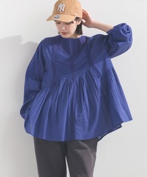 OMNES | コットンボイルレース切り替えプルオーバーブラウス(シャツ/ブラウス)