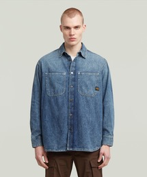 【美品】G-STAR RAW メンズデニムシャツ XXL SALE】 大きいサイズ メンズ G-STAR RAW ジースターロゥ 長袖