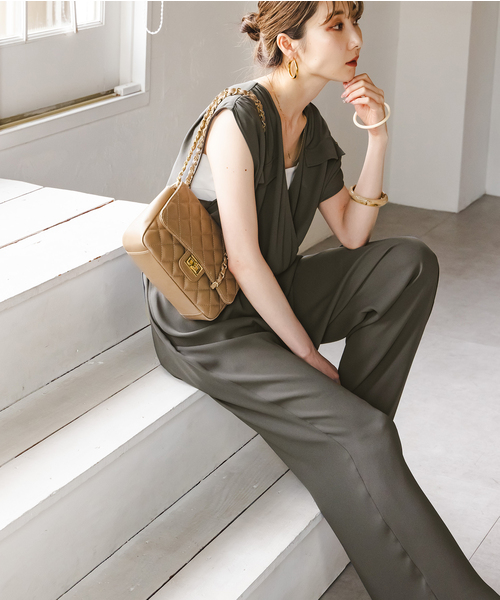 Noble（ノーブル）の「【洗える】ミリタリーバックサテン