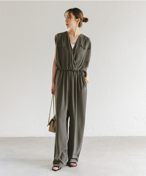 Noble（ノーブル）の「【洗える】ミリタリーバックサテン