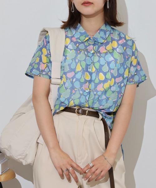 KILKI(キルキー)の「kilki 丸襟ブラウス(シャツ/ブラウス・レディース・ホワイト系その他/ブルー系その他・FREE)」の10枚目の写真