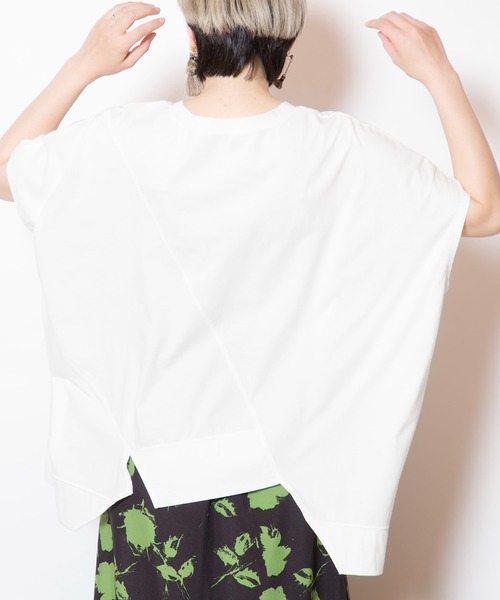 OSMOSIS(オズモーシス)の「切替プリントプルオーバー(Tシャツ/カットソー・レディース・ホワイト/ライトグレー/ブラック・ONE SIZE)」の17枚目の写真