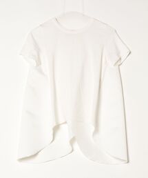 Drawer - YOKO CHAN バックギャザー Tシャツ カットソー ワンピース コカ coca バックギャザーTシャツ （White） -ファッション通販