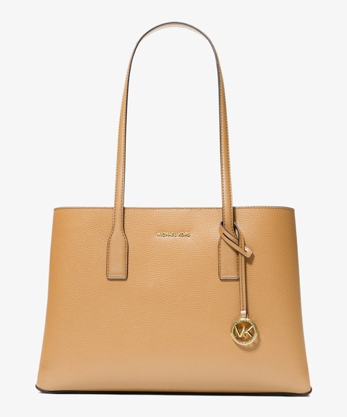 MICHAEL KORS(マイケルコース)の「RUTHIE ペブルレザー トート ミディアム(トートバッグ・レディース・ベージュ系・FREE)」の1枚目の写真