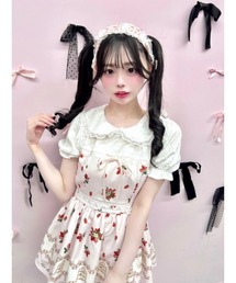 ※ 完売！新品★Ank Rouge RosePerfumeワンピ ビンテージローズプリントワンピース - Ank Rouge(アン