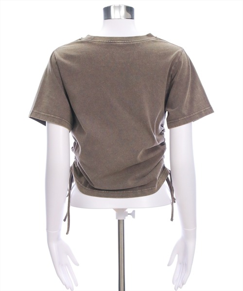 clear（クリア）の「カレッジプリントドロストTシャツ[着回し抜群 大人 カジュアル]≪SS新作≫（Tシャツ/カットソー・レディース・チャコールグレー/アイボリー/ピンク/マスタード・F）」の21枚目の写真