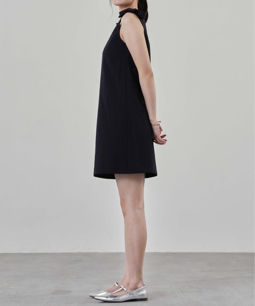 1chaku.（イッチャク）の「ノースリーブリボンミニワンピース（ワンピース・レディース・ブラック・マルチサイズ）」の6枚目の写真