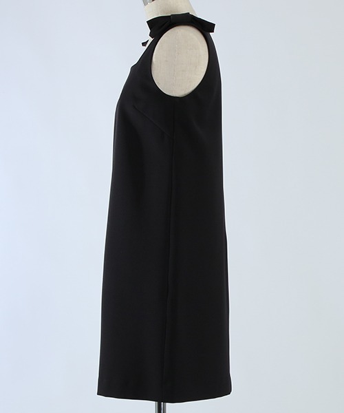 1chaku.（イッチャク）の「ノースリーブリボンミニワンピース（ワンピース・レディース・ブラック・マルチサイズ）」の3枚目の写真