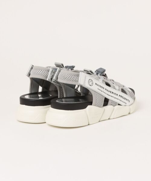 Scrap Book（スクラップブック）の「【MAISON MAVERICK PRESENTS】Maverick Logo Dad sandals Sneaker（サンダル・レディース・シルバー・L/M）」の2枚目の写真
