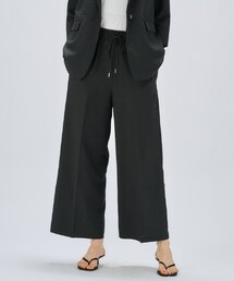 cloenc | 【UVカット／接触冷感／セットアップ】ドライタッチイージーワイドパンツ(その他パンツ)