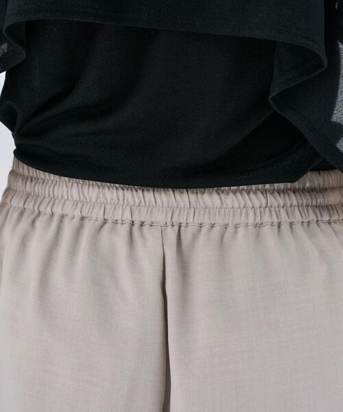 cloenc（クロエンス）の「【セットアップ／手洗い可】ドライタッチイージーワイドパンツ（その他パンツ・レディース・ダークブラウン/スミクロ/グレー・02/03/01）」の16枚目の写真