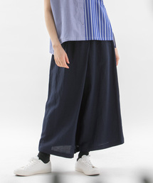 Cornetラップ風キュロットパンツ