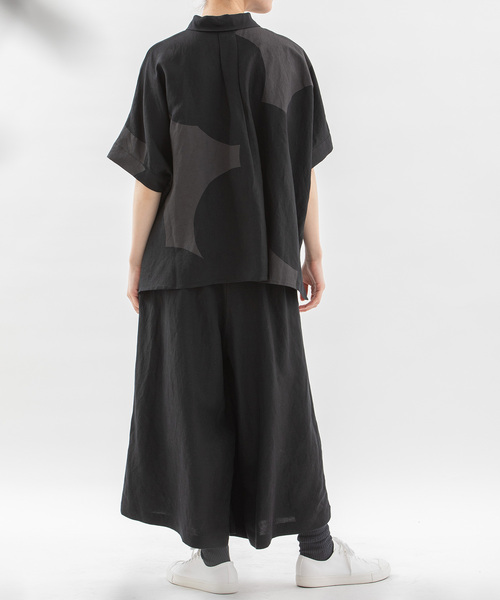 nop de nod(ノップドゥノッド)の「Cornetラップ風キュロットパンツ(その他パンツ・レディース・ブラック/ネイビー・M)」の21枚目の写真