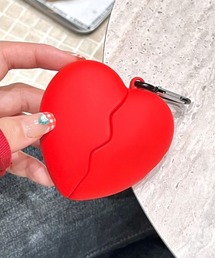 Fun & Daily(t@AhfC[)Silicon Heart AirPods4 Case / GA|bYS(wbhtH/Cz)