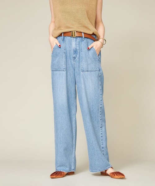 【別注】＜upper hights for conte＞ベイカー デニムパンツ 別注】＜upper hights for conte＞ベイカー デニムパンツ TOROIS