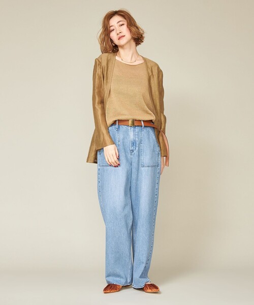 upper hights for conte　デニムパンツ TOROIS 別注】＜upper hights for conte＞ベイカー デニムパンツ TOROIS