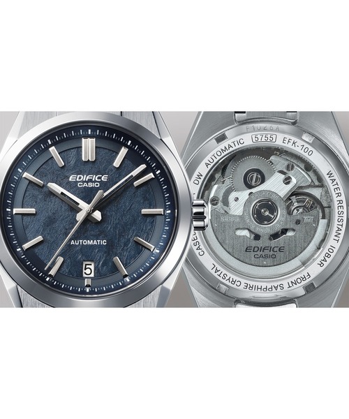 EDIFICE(CASIO)(エディフィス)の「メカニカル3針デイト / EFK-100YD-2AJF(アナログ腕時計・メンズ・ブルー・FREE)」の5枚目の写真