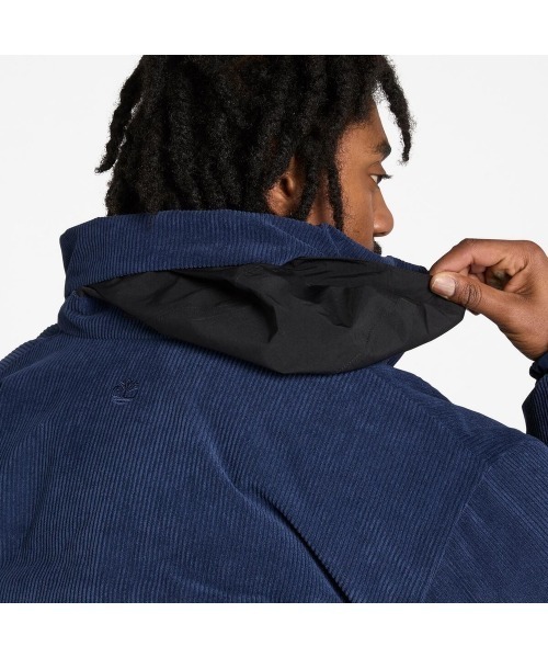 Timberland（ティンバーランド）の「グースアイ ウォータープルーフ ダウン コーデュロイ ジャケット メンズ（ダウンジャケット/コート・メンズ・ネイビー・LARGE/MEDIUM/SMALL/X-LARGE/XX-LARGE）」の4枚目の写真