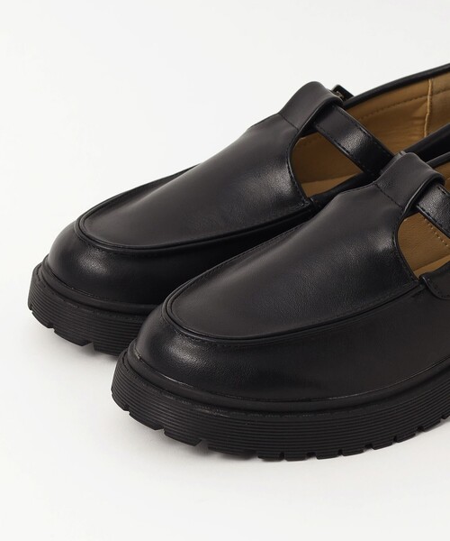 BEAMS HEART（ビームスハート）の「Tストラップ付 モカシン（モカシン/デッキシューズ・レディース・ワイン/ブラック/ホワイト系その他5・LARGE/MEDIUM/SMALL）」の11枚目の写真