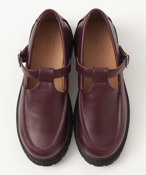BEAMS HEART（ビームスハート）の「Tストラップ付 モカシン（モカシン/デッキシューズ・レディース・ワイン/ブラック/ホワイト系その他5・LARGE/MEDIUM/SMALL）」の20枚目の写真