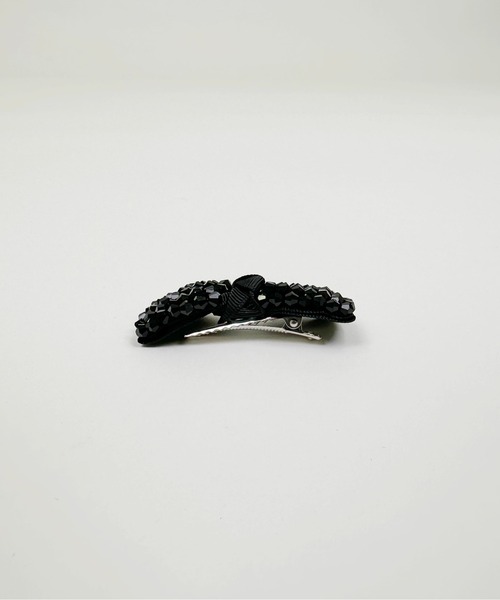 PICCIN(ピッチン)の「キラキラリボンヘアークリップ(バレッタ/ヘアクリップ・レディース・オフホワイト/ブラック/ネイビー・FREE)」の19枚目の写真