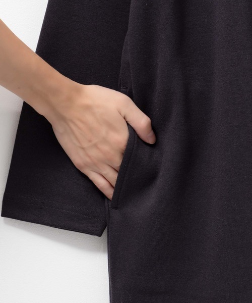 Mossimo（モッシモ）の「MOSSIMO ポンチショールカーディガン【ユニセックス】（カーディガン/ボレロ・メンズ・ブラック/チャコールグレー・L/M/S/XL）」の5枚目の写真