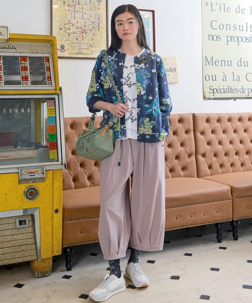 SUPER HAKKA（スーパーハッカ）の「コットンレーヨンナイロンワッシャーコクーンパンツ（その他パンツ・レディース・ネイビー/ブルー/ピンク・S/M）」の5枚目の写真