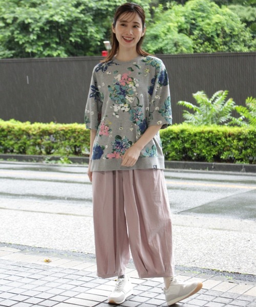 SUPER HAKKA（スーパーハッカ）の「コットンレーヨンナイロンワッシャーコクーンパンツ（その他パンツ・レディース・ネイビー/ブルー/ピンク・S/M）」の10枚目の写真