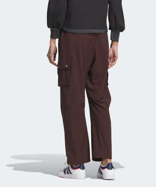 adidas（アディダス）の「ラックスフロー オールデイズ ルーズフィット ストレッチ ウーブン カーゴパンツ / アディダス adidas（カーゴパンツ・レディース・ブラウン/グリーン/ブラック・SMALL/MEDIUM/LARGE/XX-LARGE/X-SMALL/X-LARGE）」の8枚目の写真