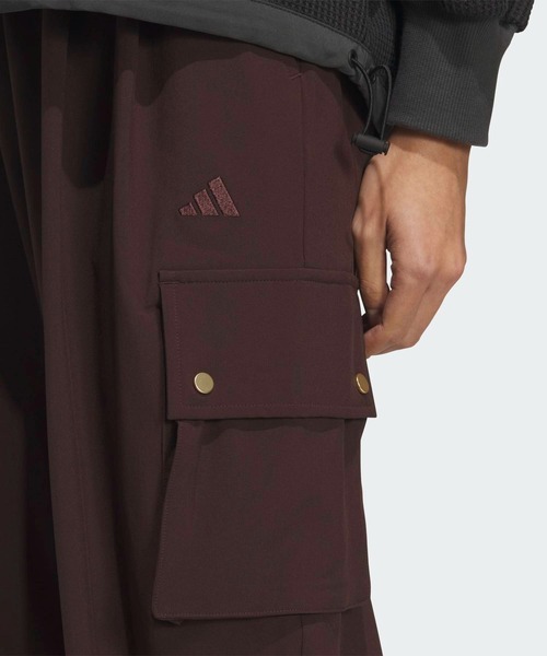 adidas（アディダス）の「ラックスフロー オールデイズ ルーズフィット ストレッチ ウーブン カーゴパンツ / アディダス adidas（カーゴパンツ・レディース・ブラウン/グリーン/ブラック・SMALL/MEDIUM/LARGE/XX-LARGE/X-SMALL/X-LARGE）」の10枚目の写真