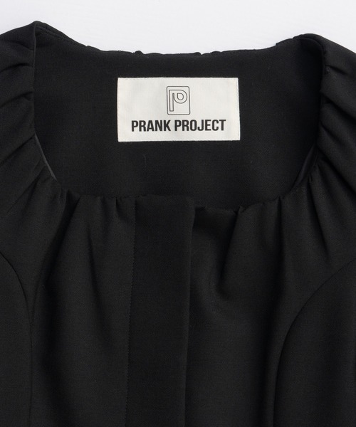 PRANK PROJECT（プランクプロジェクト）の「スクエアネックジャケット / Square neck jacket（その他アウター・レディース・ブラック/グレー・FREE）」の14枚目の写真