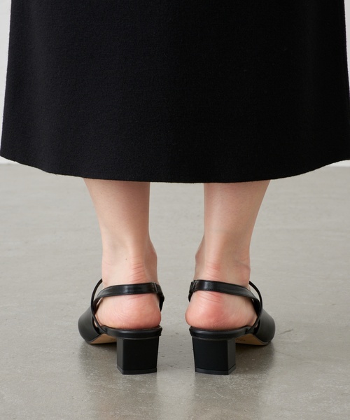 GRISE（グリーズ）の「《追加》GRISE4cmナロースクエアウェーブスリングバック（パンプス・レディース・ボルドー/アイボリー/ブラック/ブラウン・25cm/24.5cm/24cm/23.5cm/23cm/22.5cm/22cm）」の13枚目の写真