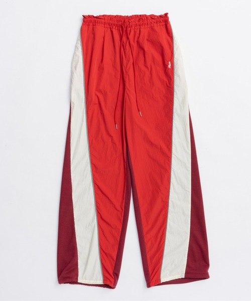 MAISON SPECIAL（メゾンスペシャル）の「Nylon Docking Jersey Pants/ナイロンドッキングジャージパンツ（スウェットパンツ・レディース・レッド/アイボリー/ブラック・38/36）」の19枚目の写真
