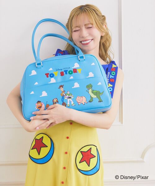 Disney(ディズニー)の「トイストーリー/カーナンバーバッグ(ボストンバッグ・レディース・ブルー・FREE)」の10枚目の写真
