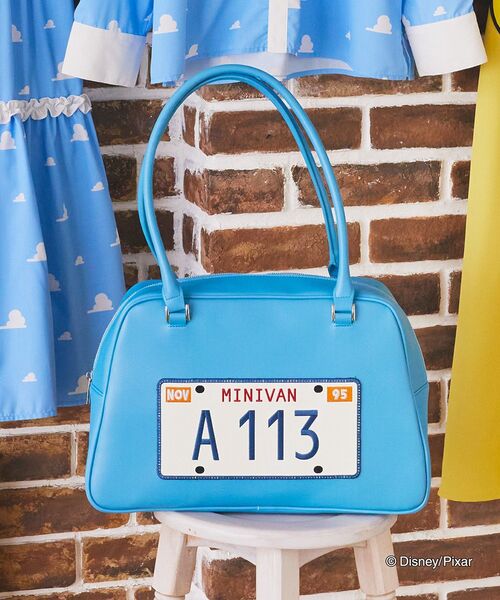 Disney(ディズニー)の「トイストーリー/カーナンバーバッグ(ボストンバッグ・レディース・ブルー・FREE)」の1枚目の写真