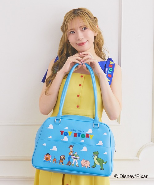 Disney(ディズニー)の「トイストーリー/カーナンバーバッグ(ボストンバッグ・レディース・ブルー・FREE)」の2枚目の写真