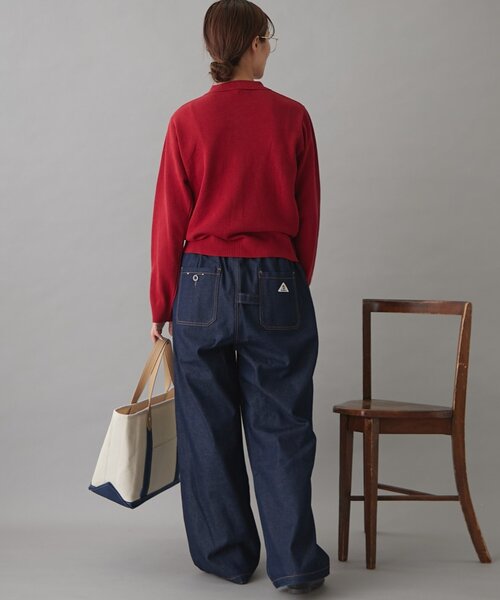 GEVACO（ゲバコ）の「【GEVACO】アーガイルニットカーディガン（カーディガン/ボレロ・レディース・レッド/ブラウン/チャコールグレー/ネイビー・ONE SIZE）」の13枚目の写真