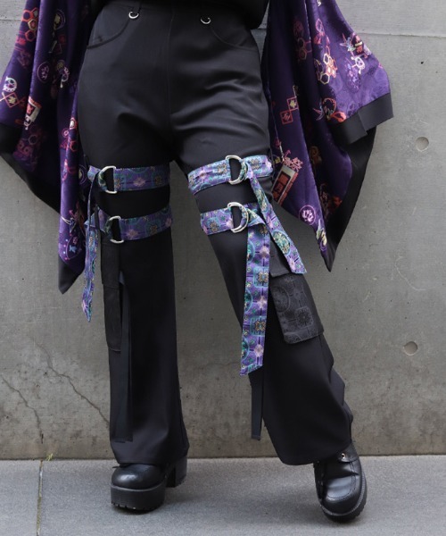 REZEN カーゴパンツ セール】和柄JQベルト付カーゴパンツ（その他パンツ）｜REZEN