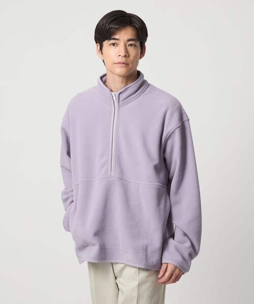 GOAT＞フリース ハーフジップ プルオーバー（スウェット