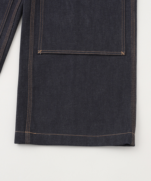 DAIRIKU(ダイリク)の「DAIRIKU / ダイリク Rigid Painter Denim Wide Pants(デニムパンツ・メンズ・ブルー・MEDIUM/SMALL)」の5枚目の写真