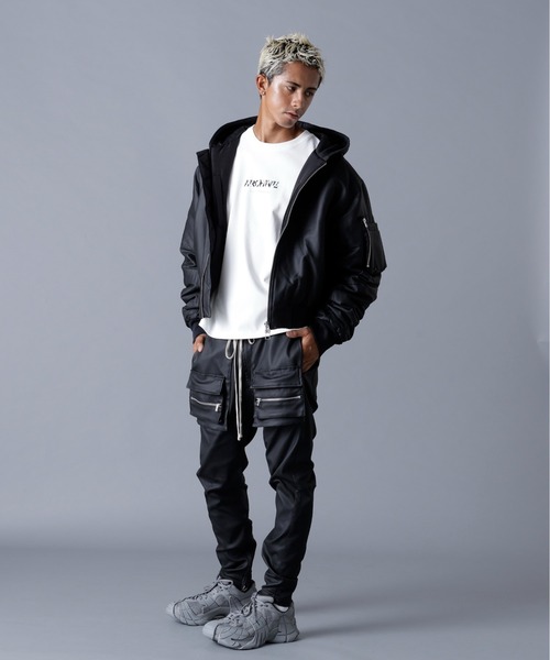 DANKE SCHON(ダンケシェーン)の「DankeSchon/ダンケシェーン/COATING HOOD MA-1(MA-1・メンズ・ブラック・S/M/L)」の11枚目の写真