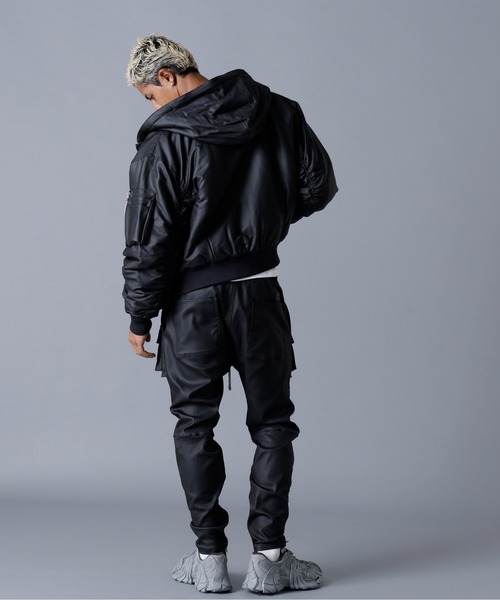 DANKE SCHON(ダンケシェーン)の「DankeSchon/ダンケシェーン/COATING HOOD MA-1(MA-1・メンズ・ブラック・S/M/L)」の16枚目の写真