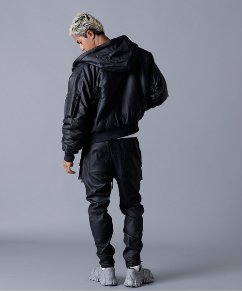 DANKE SCHON(ダンケシェーン)の「DankeSchon/ダンケシェーン/COATING HOOD MA-1(MA-1・メンズ・ブラック・S/M/L)」の17枚目の写真