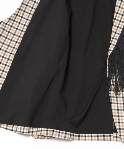 Sister Jane（シスタージェーン）の「sisterjane/シスタージェーン/Arthur Check Fringe Blazer（テーラードジャケット・レディース・ブラウン・S）」の3枚目の写真