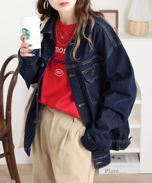 ビッグシルエット オーバーサイズ ヘビーデニム デニムジャケット Gジャン
