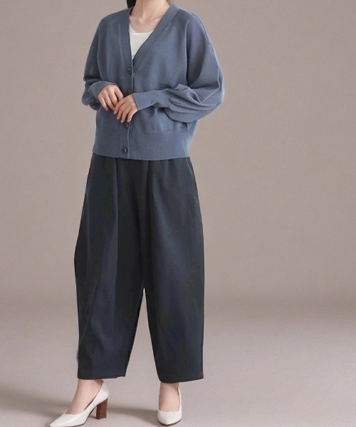 cammie(キャミー)の「ヘビーワイドパンツ(その他パンツ・レディース・グレー/ホワイト/モカ/ベージュ/ブラック・S/M)」の13枚目の写真