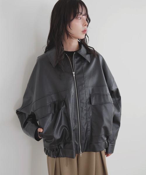 IKURAdon　RP8　合皮ロング　その１ IKURAdon様専用 RP8 合皮ロング その1