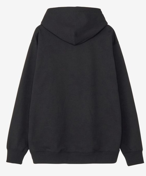 THE NORTH FACE（ザノースフェイス）の「THE NORTH FACE/ザ・ノース・フェイス/Small Logo Heather Hoodie（パーカー・メンズ・ブラック/グレー・L/M/XL）」の3枚目の写真