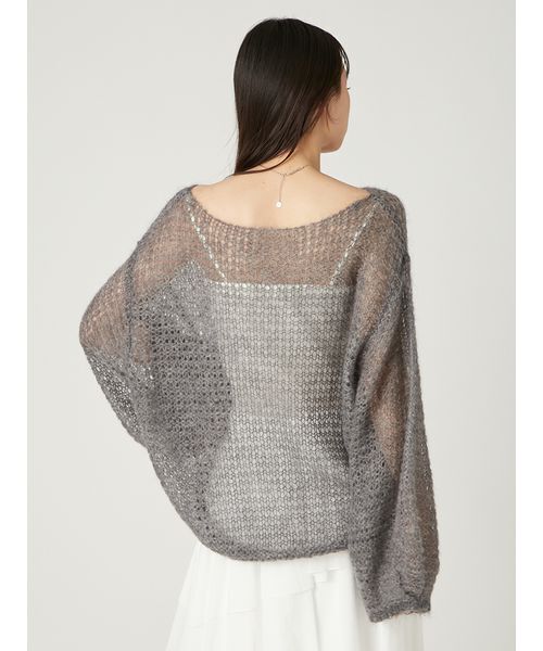 シアーモヘヤニットプルオーバー（ニット/セーター）｜FRAY I.D